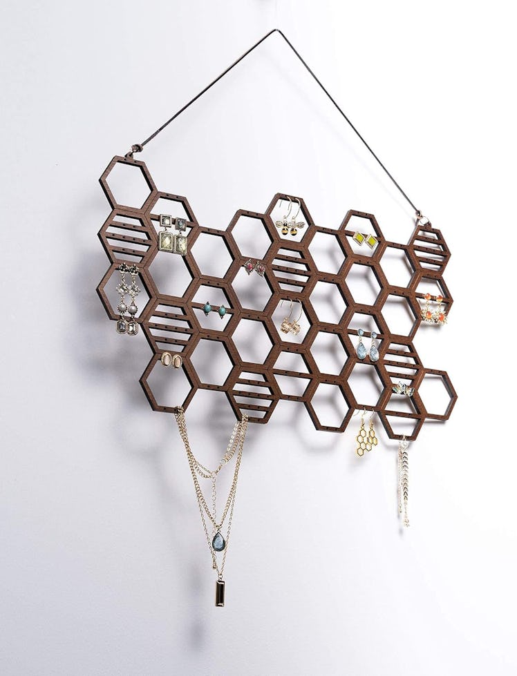 Heesch Honeycomb Earring Organizer Display