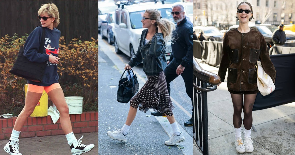 Princess Diana's Tube Socks & Sneakers Look is Back and More Versatile Than Ever
