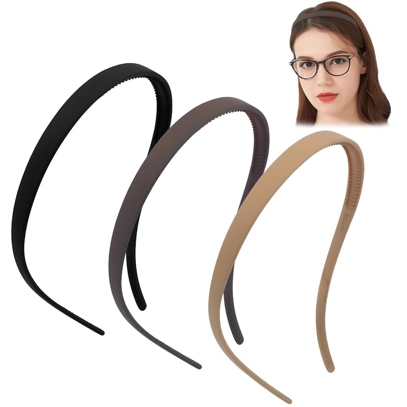 TOBATOBA Headbands for Glasses Wearers (3-Pack)