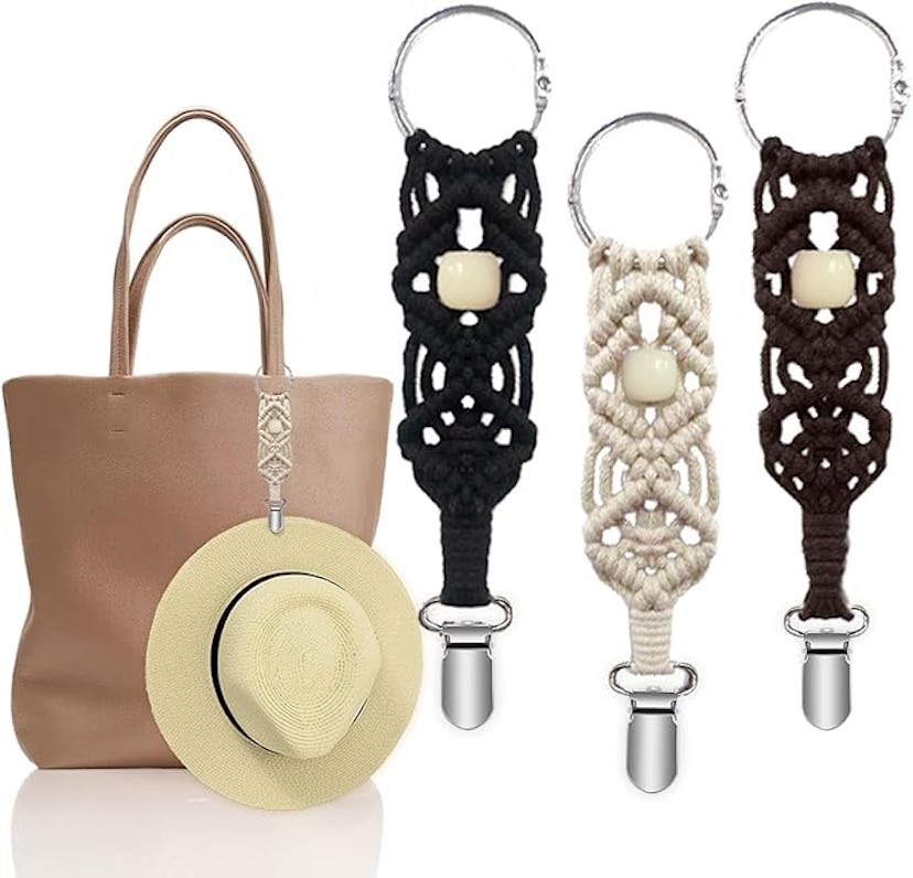 MEIXINZHI Cotton Hat Clips (3-Pack)