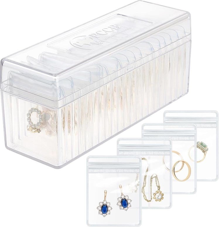 HOMEHIVE Acrylic Jewelry Box Organizer