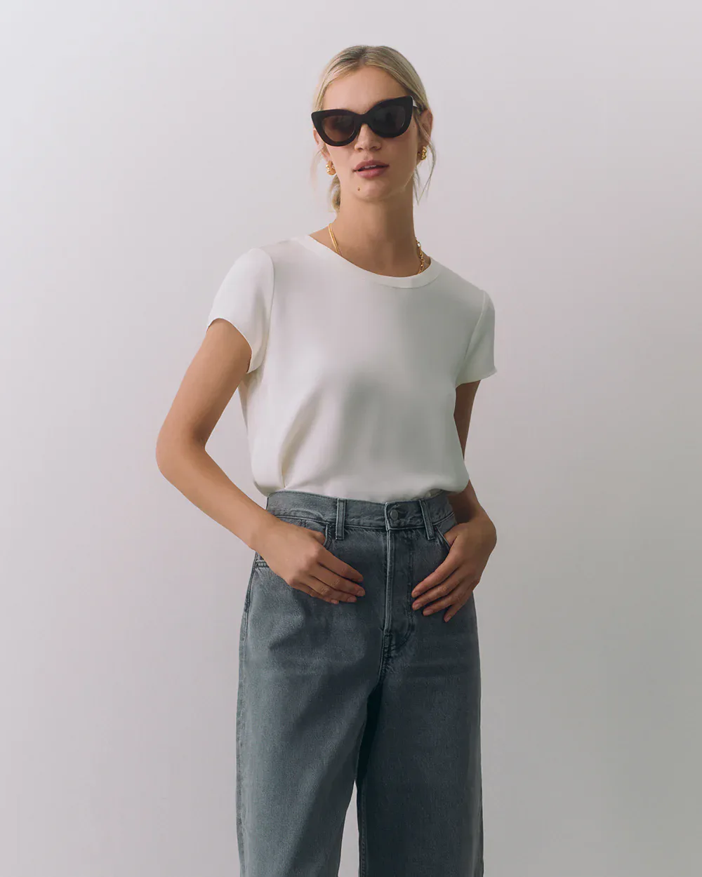 CELESTIAL Haniah Yellow & Ankara Cigarette Pant With Side Lacing main image 1