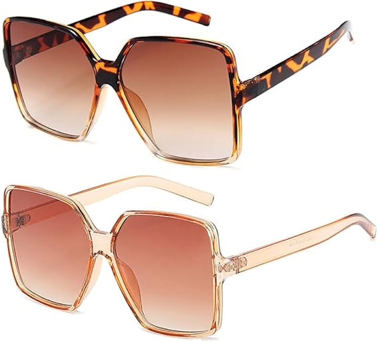 Dollger Oversized Square Sunglasses (2-Pack)