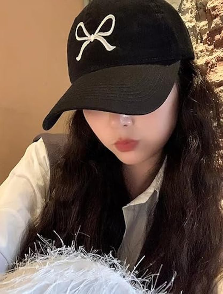 ANYZSCO Bow-Tie Baseball Hat