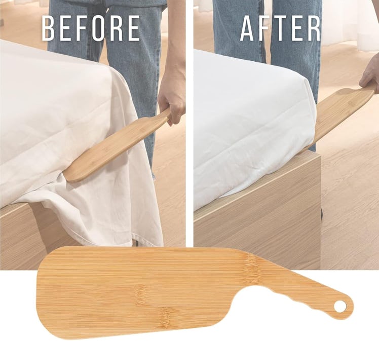 Mayfield Extra-Wide Bamboo Bed Sheet Tucker Tool