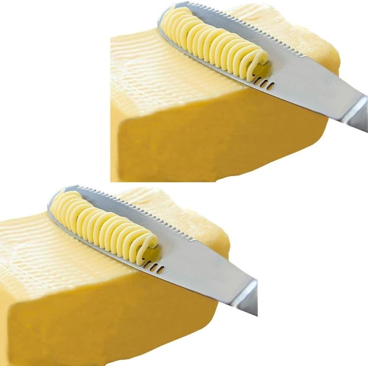 Simple preading Stainless Steel Butter Spreader Knife (Set of 2) 