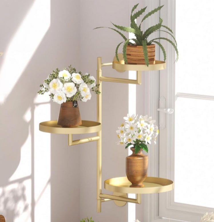 YQSLYSF Rotating Plant Stand