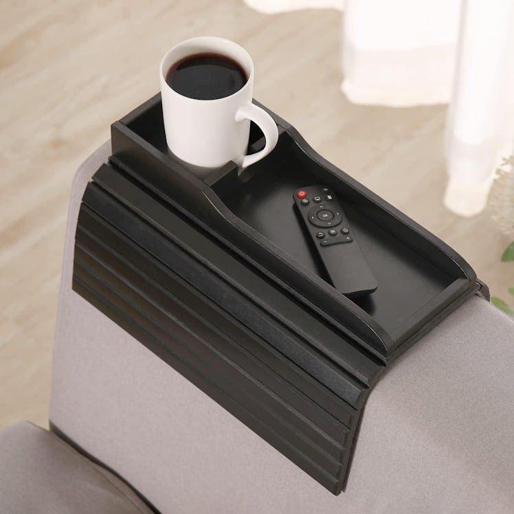 GEHE Bamboo Couch Cup Holder
