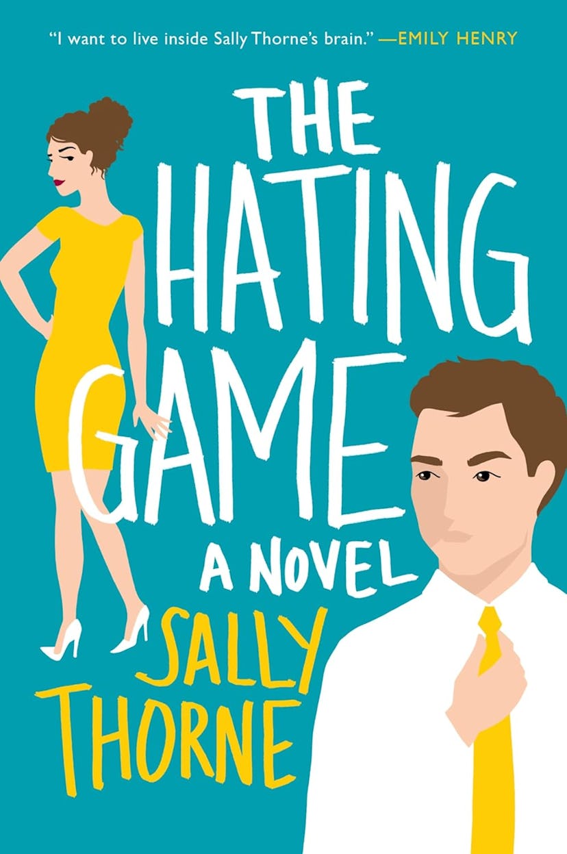 'The Hating Game: A Novel' by Sally Thorne in a story about enemies to lovers books