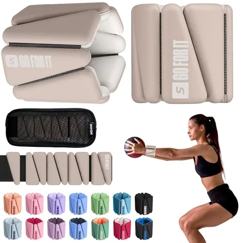 SPORTBIT Adjustable Weighted Bracelets (2-Pack)