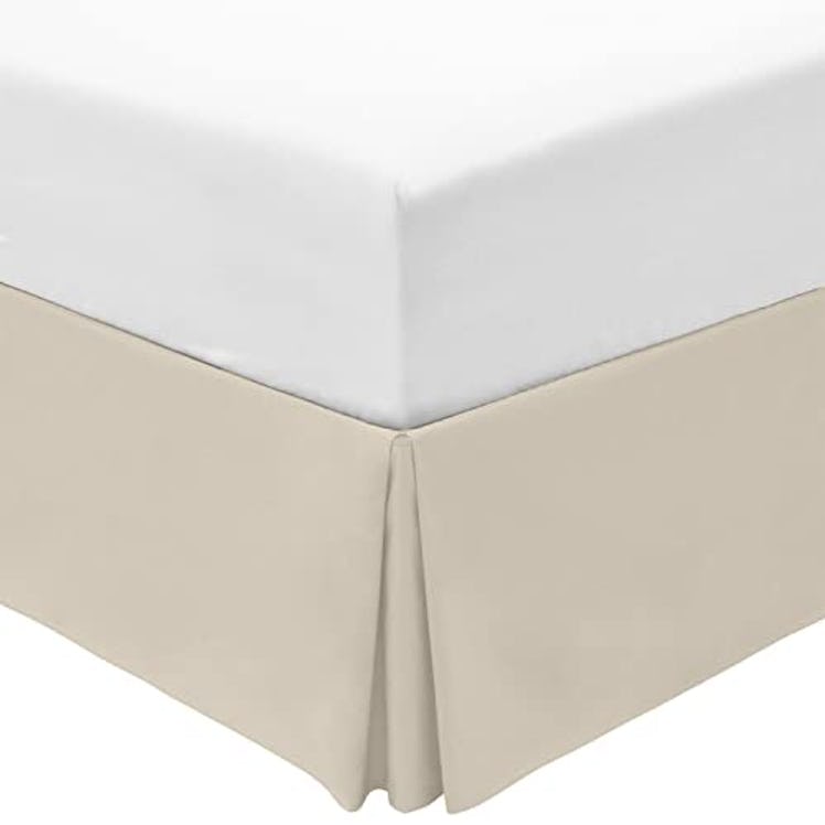 Mellanni Drop-Pleated Bed Skirt