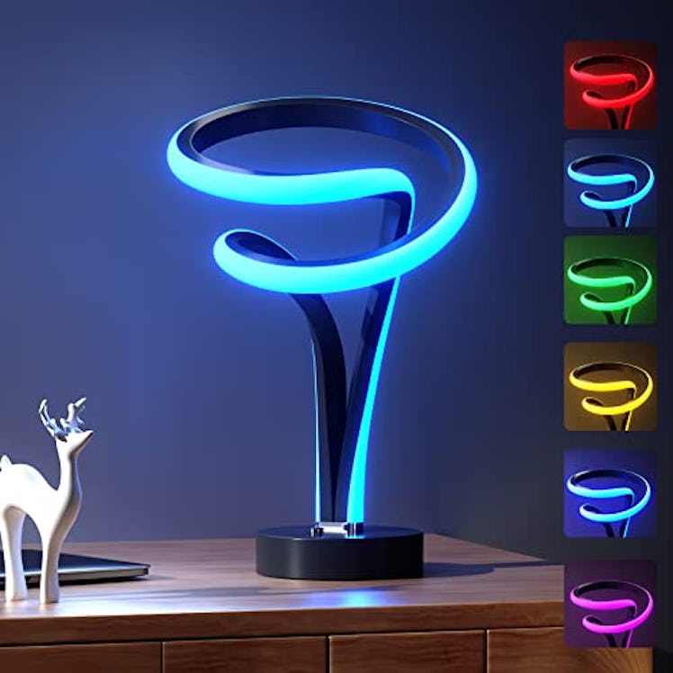 airnasa Modern Spiral RGB Table Lamp