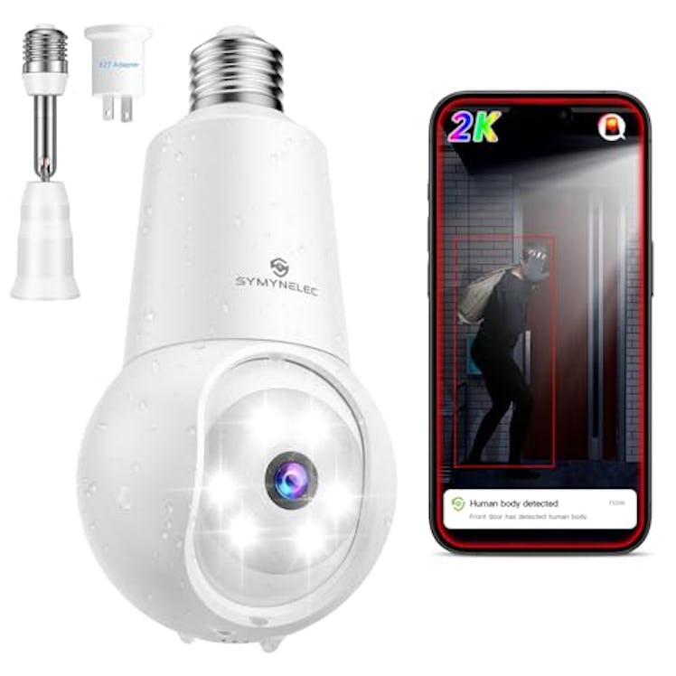SYMYNELEC Light Bulb Security Camera