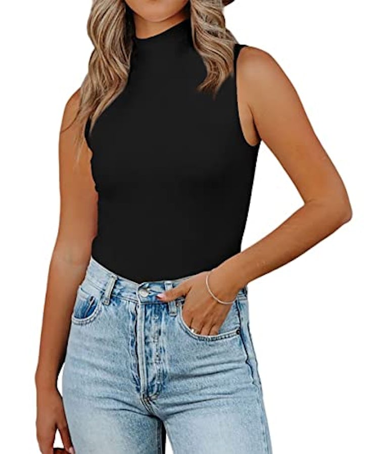 Lacozy Mock-Neck Tank Top 