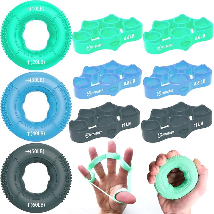 FitBeast Grip Strength Trainer (9-Pieces)
