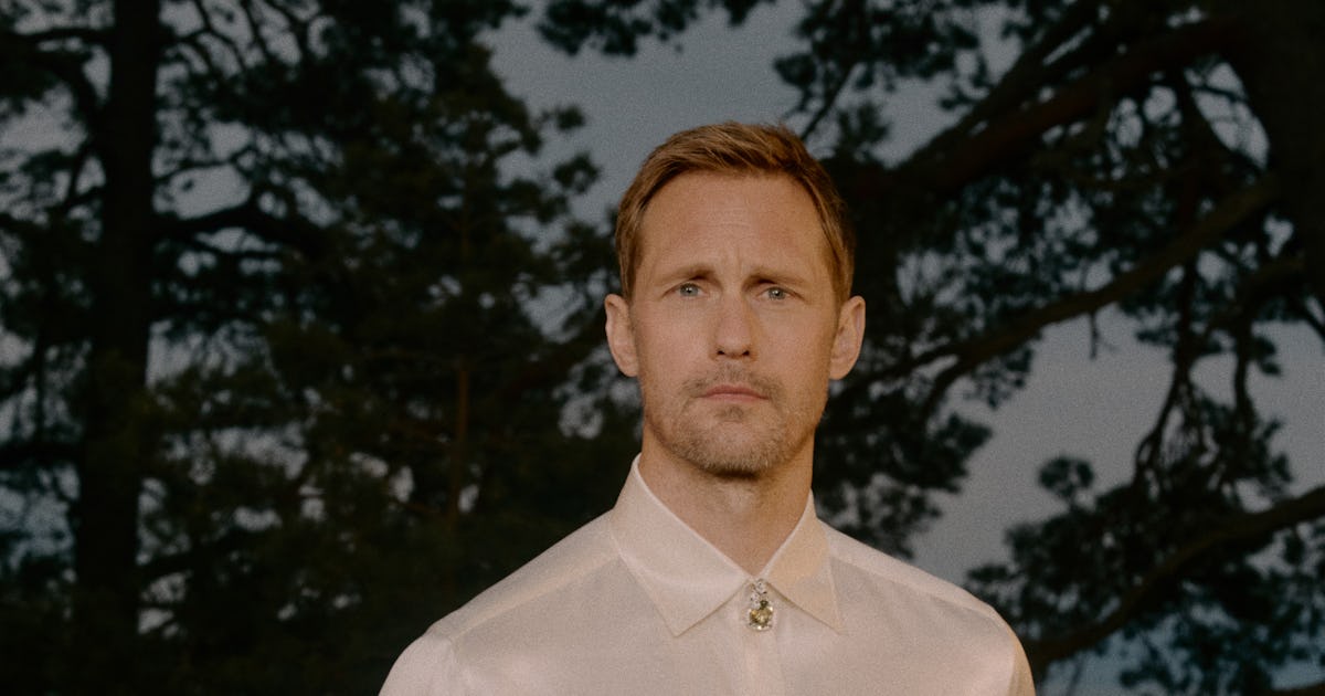 Alexander Skarsgård On His Cannes Kinky Boots, Working With Charli xcx, & His Joyful Approach to Style