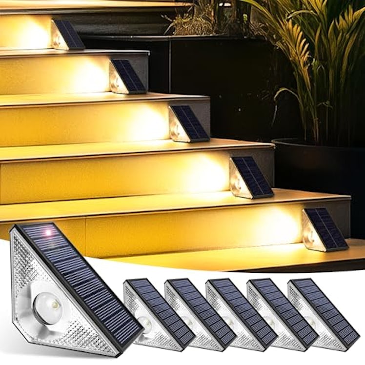 SOLPEX Outdoor Solar Step Lights (16-Pack)