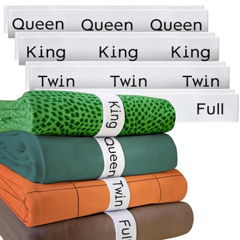 Niagara Bedsheet Storage Label Bands (8-Pack)
