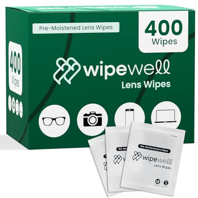 WipeWell Lens Wipes (400 Count)