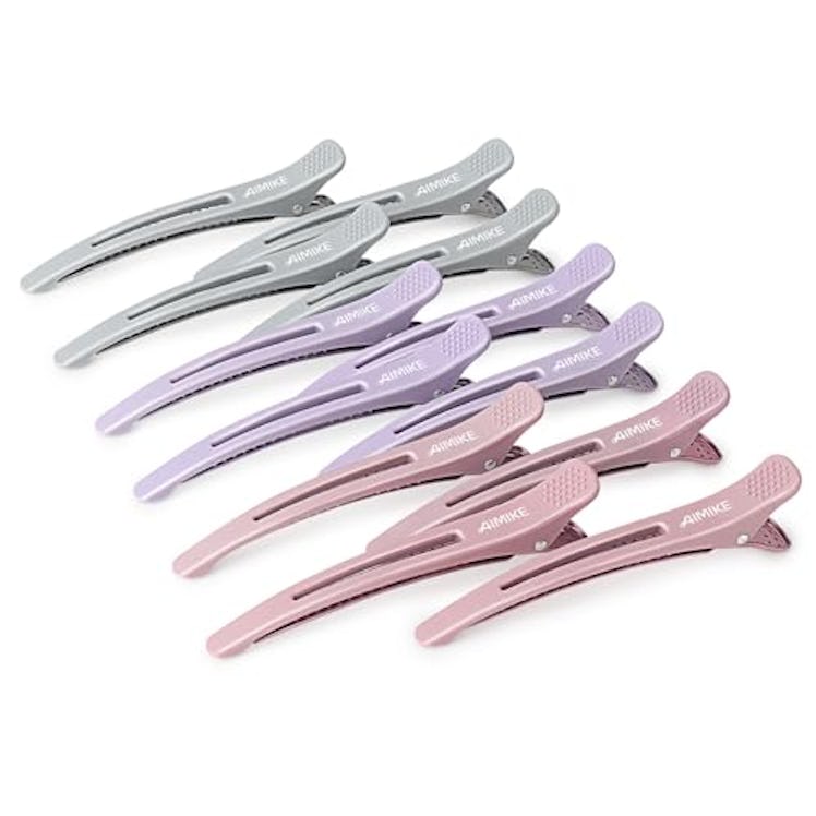 AIMIKE Silicone No-Crease Hair Clips (6-Pack)