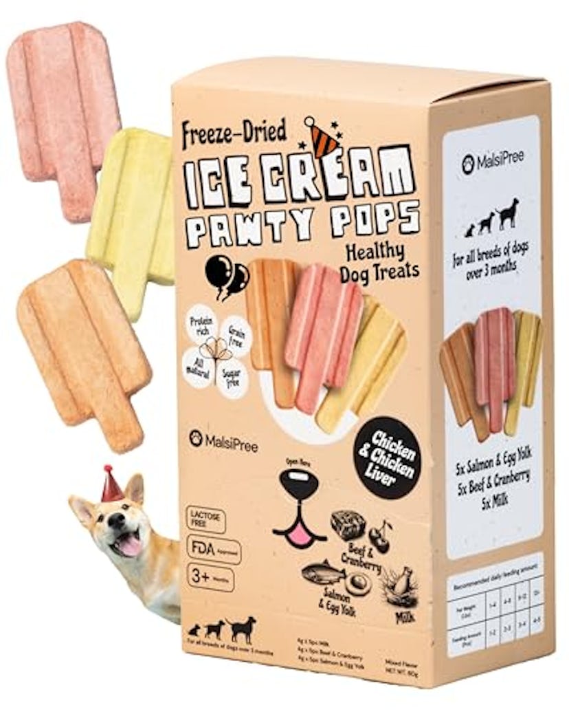 MalsiPree Ice Cream Dog Birthday Treats (15-Pieces)