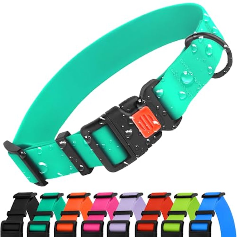 CollarDirect Waterproof Silicone Dog Collar 