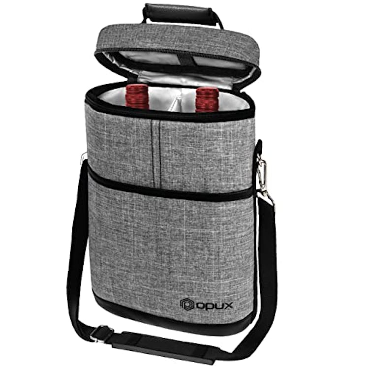 opux 2 Bottle Wine Carrier Tote