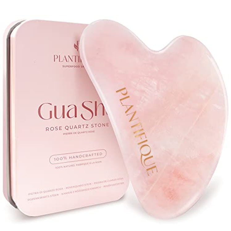 PLANTIFIQUE Rose Quartz Gua Sha 