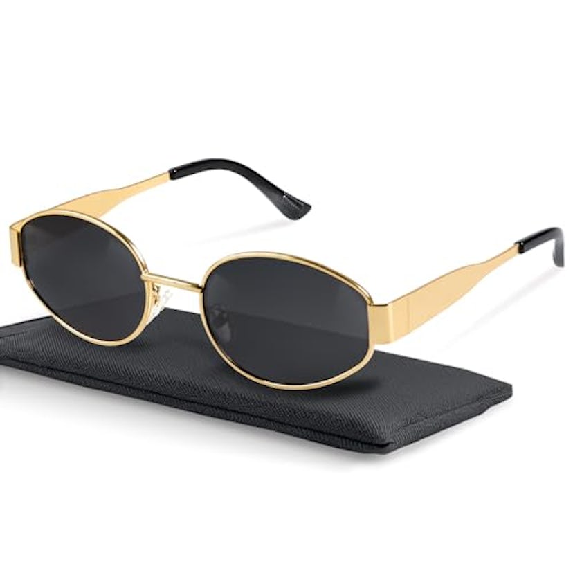 livho Retro Oval Sunglasses 