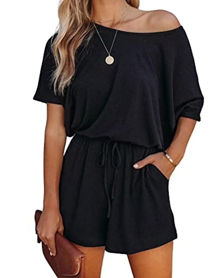 Lacozy Off-The-Shoulder Romper