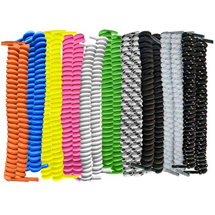 FOOTMATTERS No Tie Shoe Laces (10-Pairs)