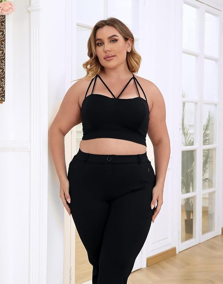 HDE Spaghetti Strap Cami Bralette