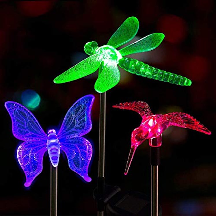 SOLPEX GIGALUMI Solar Butterfly Garden Lights (3-Pack) 