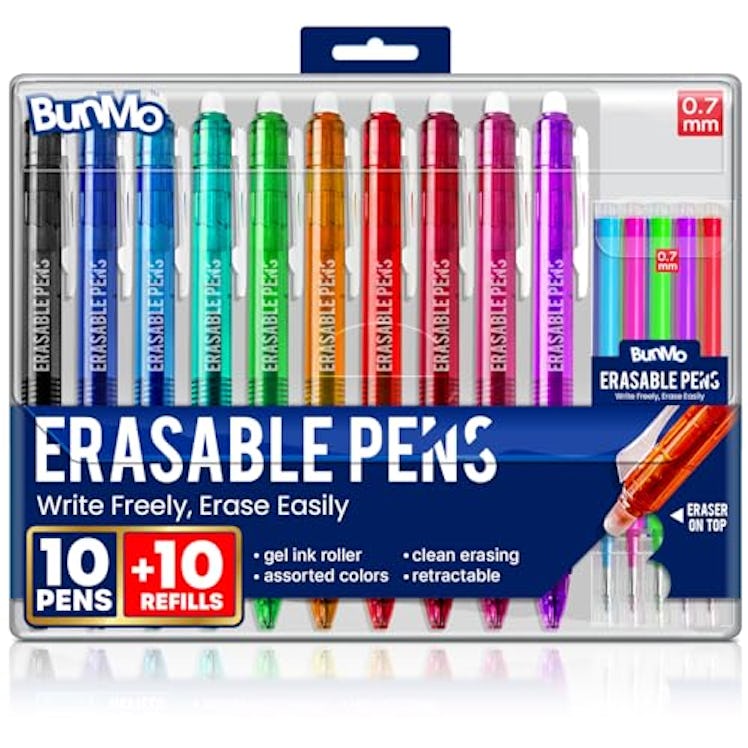 BUNMO Erasable Pens (10-Pack)