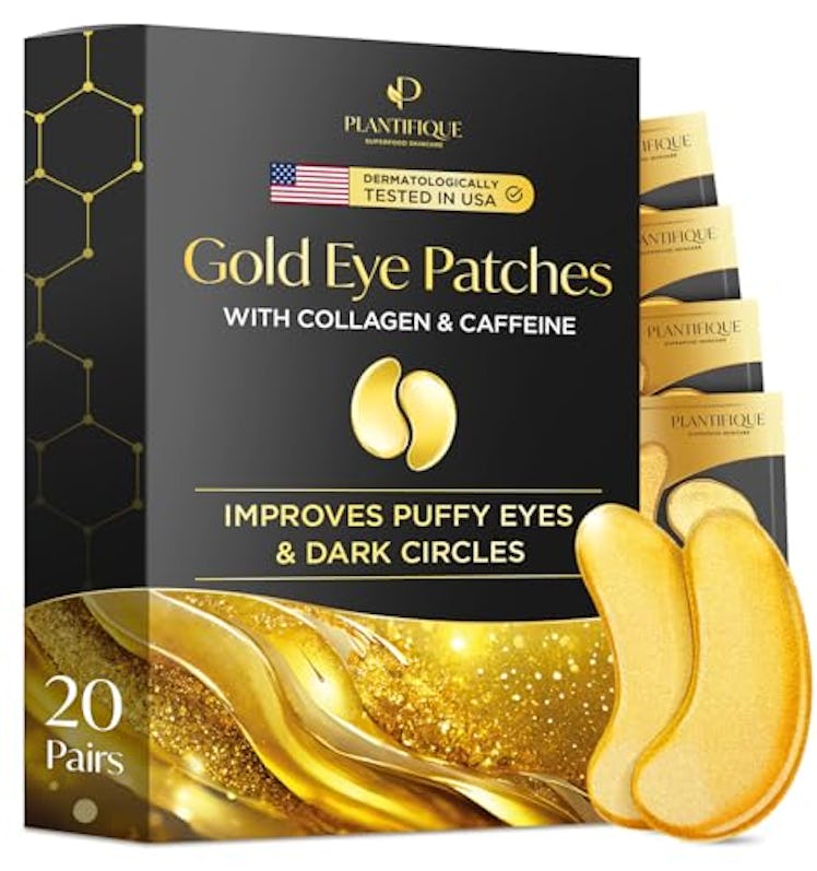 PLANTIFIQUE Gold Eye Patches (20 Pairs)