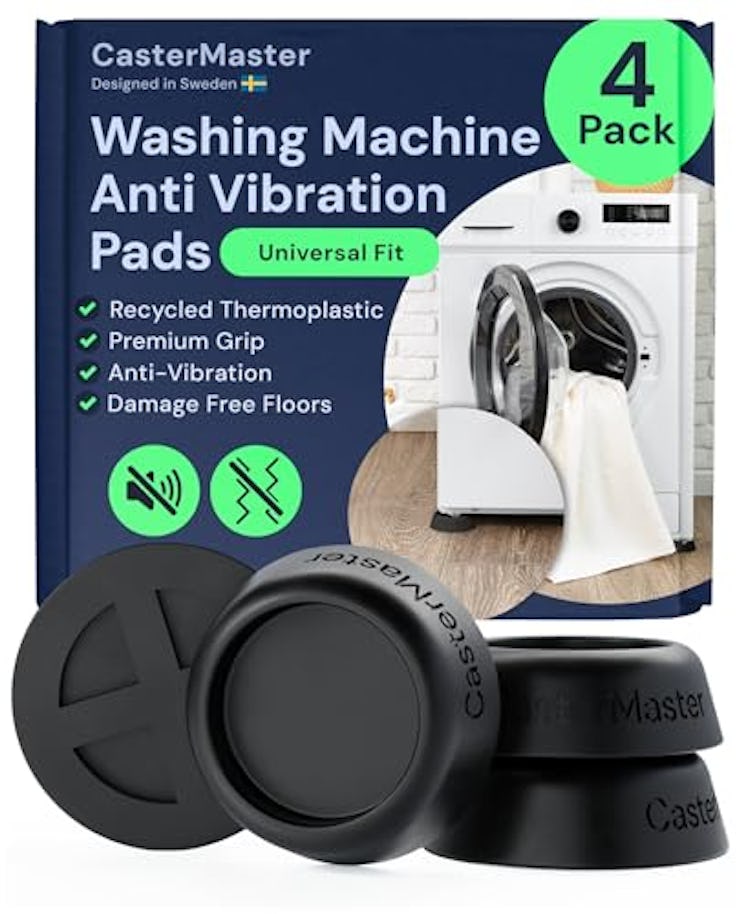 CasterMaster Anti-Vibration Pads for Washing Machine (4 Pieces) 