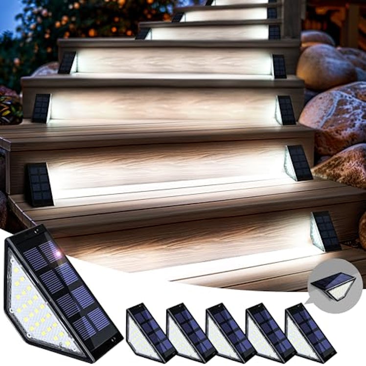 SOLPEX Solar Step Lights (6-Pack)