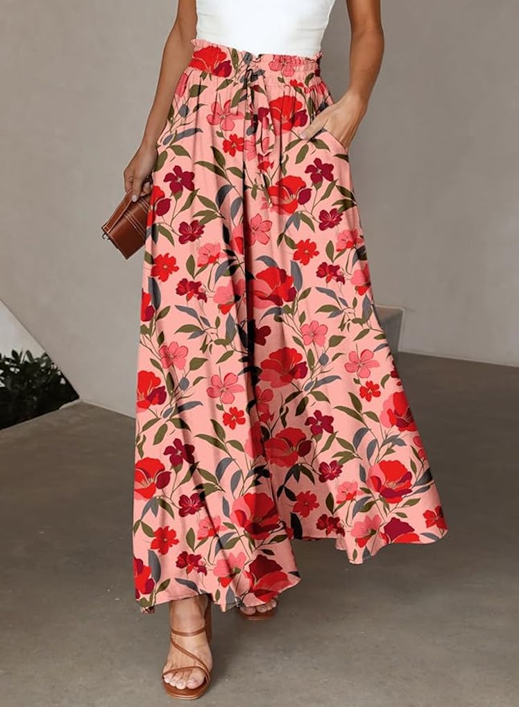 Dokotoo Floral Wide-Leg Pants