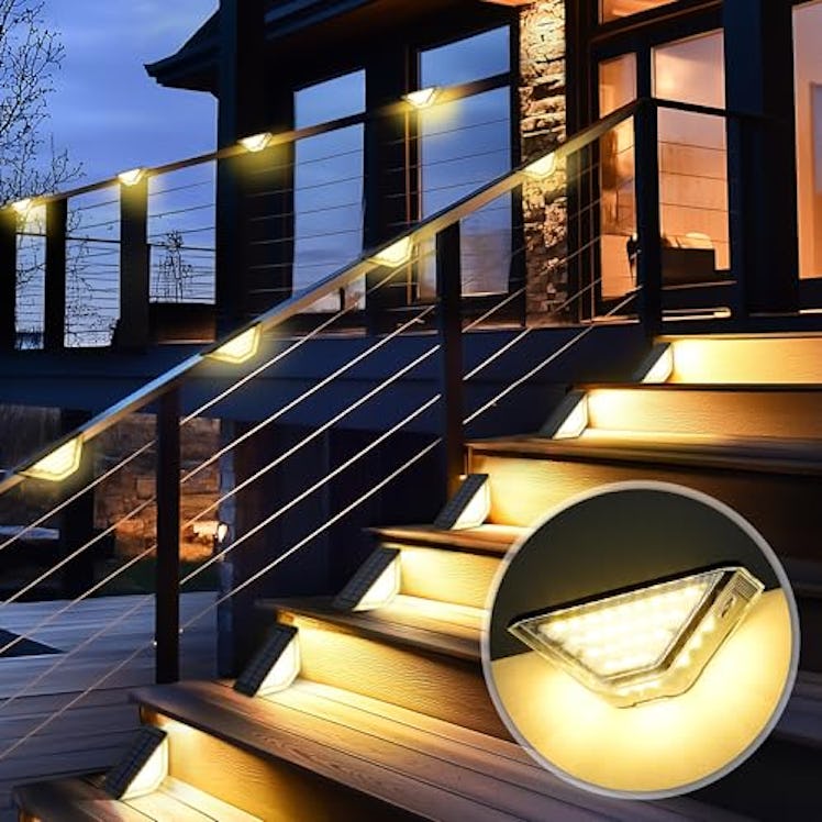 SOLPEX Outdoor Solar Step Lights (6-Pack)