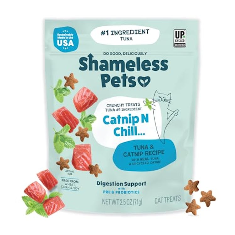 Shameless Pets Catnip N Chill Digestive Support Treats