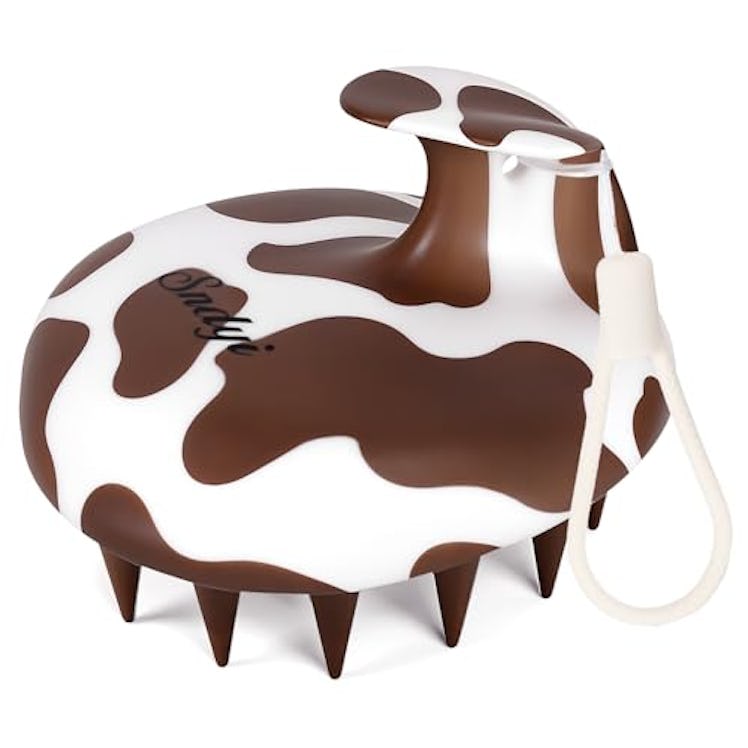 Sndyi Cow Print Scalp Massager