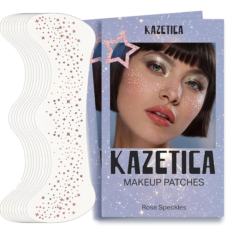 KAZETICA Glitter Freckles Face Tattoo (10-Pieces)