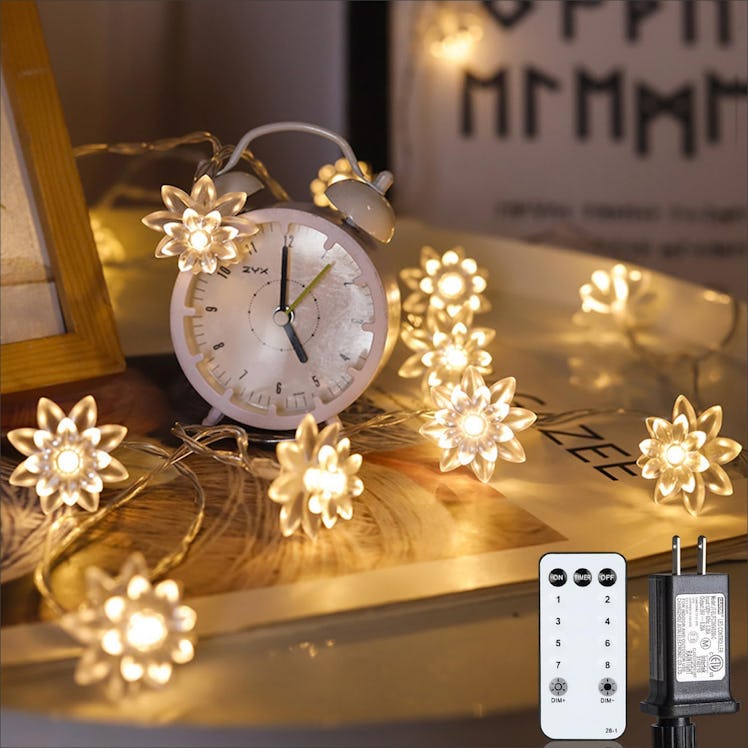 JOLYMOLY Flower Fairy Lights