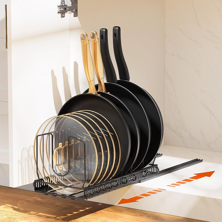 Housolution Pull Out Pot & Pan Organizer