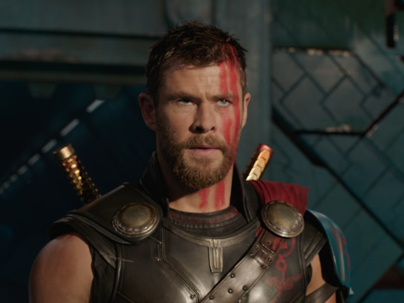 Chris Hemsworth as Thor Odinson in Thor: Ragnarok