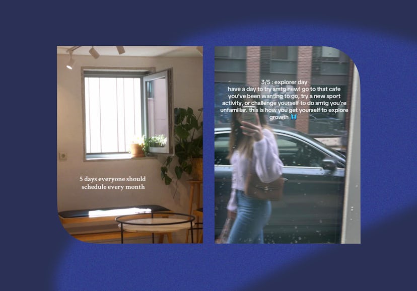 This TikTok trend encourages you to schedule reset days and wellness days into your month.