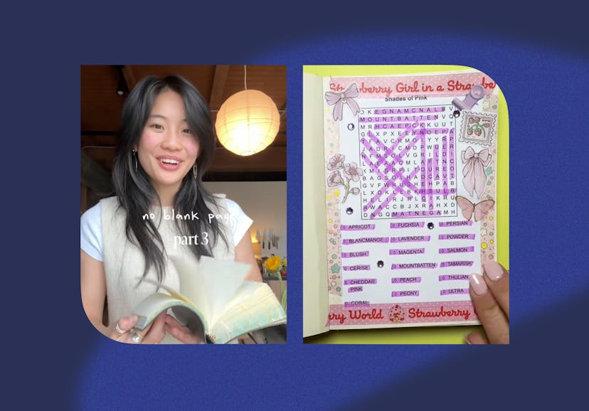 The "no blank pages" trend on TikTok makes journaling fun again.