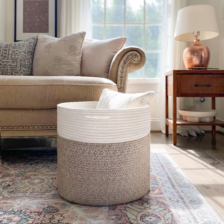 Goodpick Large Cotton Rope Basket