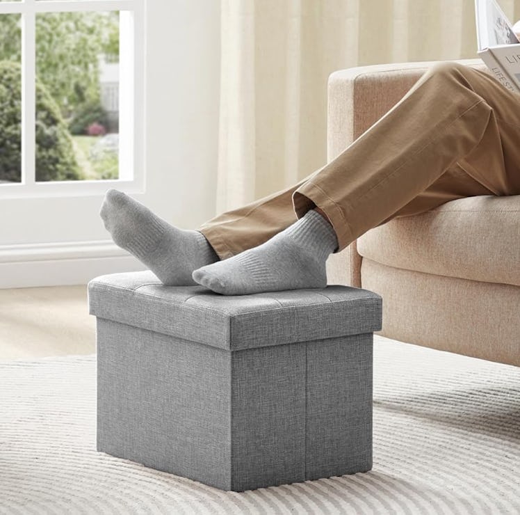 SONGMICS  Folding Storage Ottoman