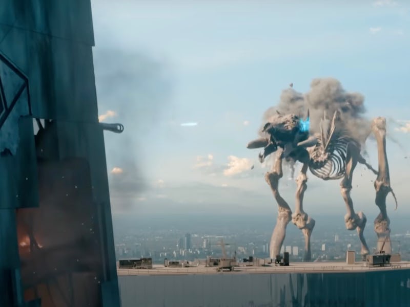 A teaser shot for a massive battle with living skeletons from the 'Doctor Who' finale "Wish World."